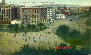 Barcelona  nº 64 Plaza de Tetuan  ed. Rovira SA s/f principios siglo XX 25 € 